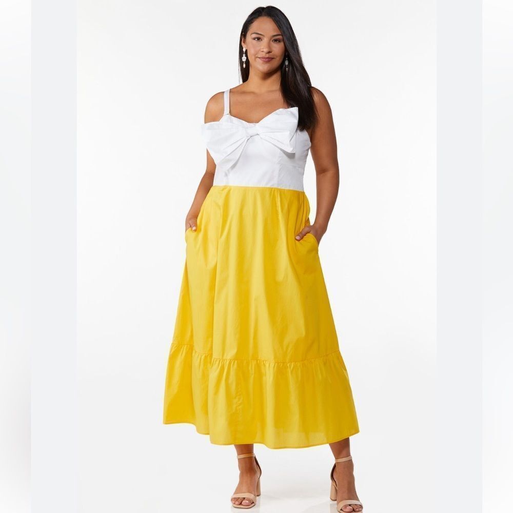 New Plus Size Convertible Strapless Sundress